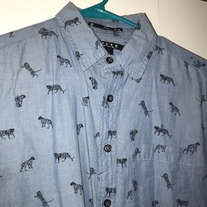 21Men Wild tiger shirt